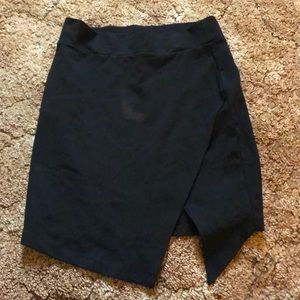 Black pencil skirt